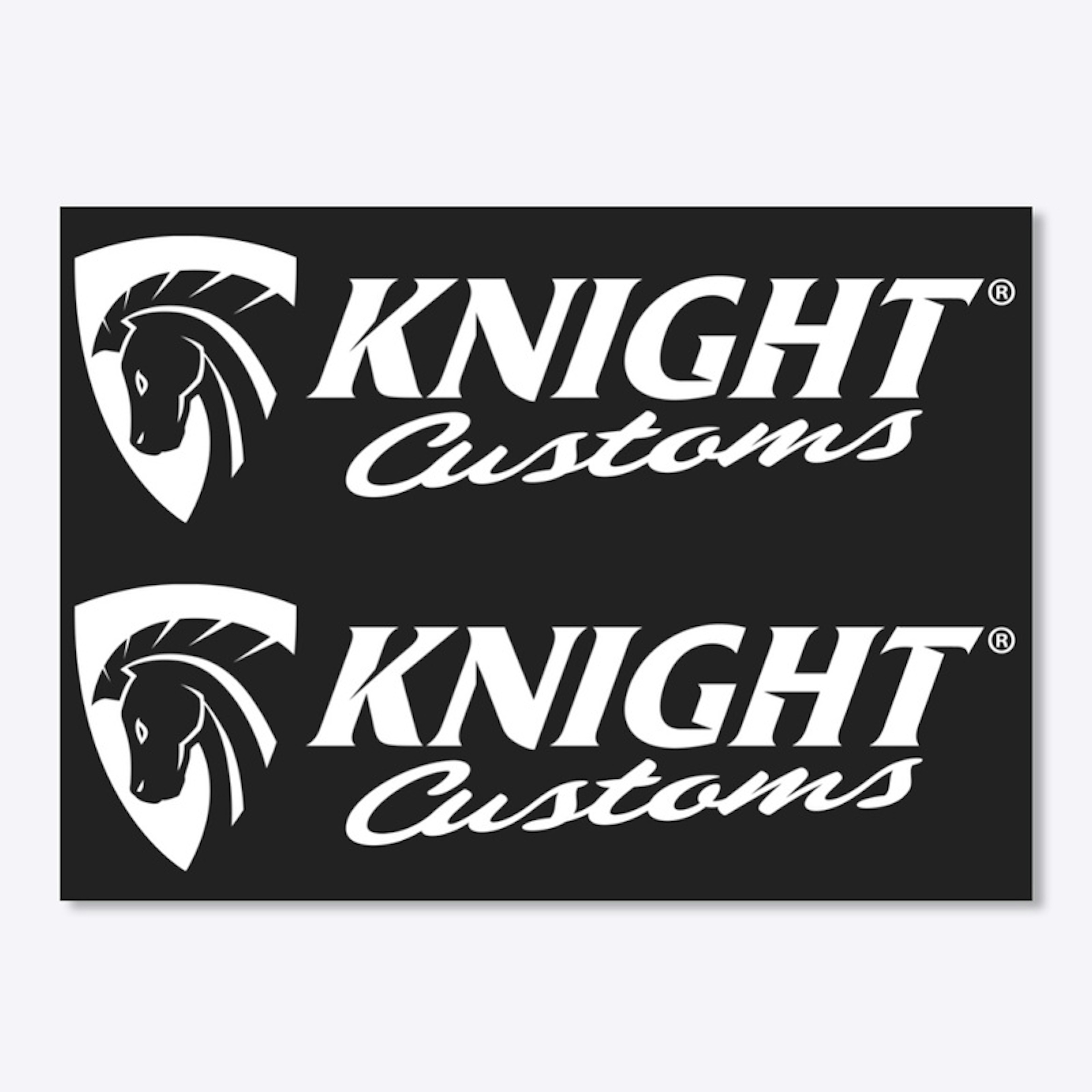 Knight Customs Sticker